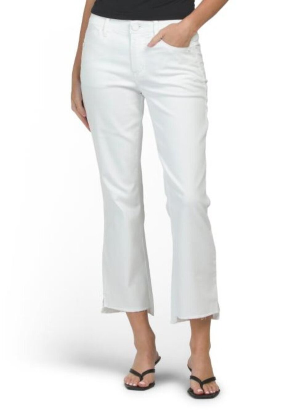 DEMOCRACY Ab Tech Steph Hem Kick Flare Jeans